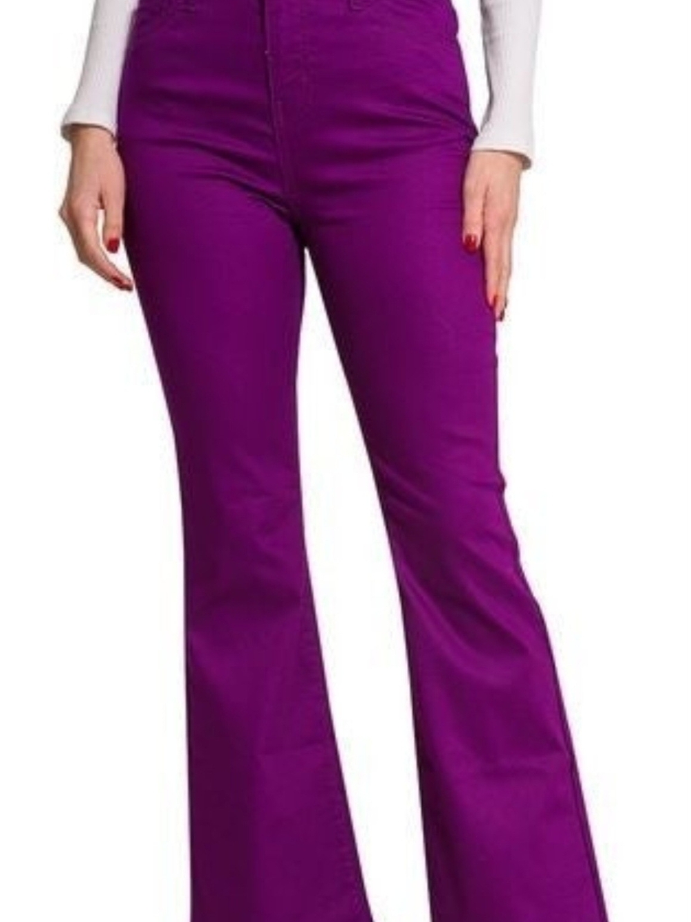 Zenana Outfitters Plum Stretch Bootcut Jeans Size XL